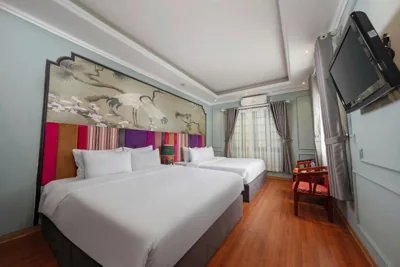Deluxe Quadruple Room — Hanoi Grand Madelis Hotel & Travel